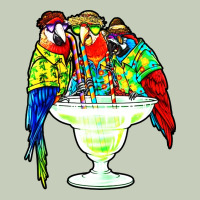 Parrots Drinking Margarita Hawaiian Ladies Tee | Teevron