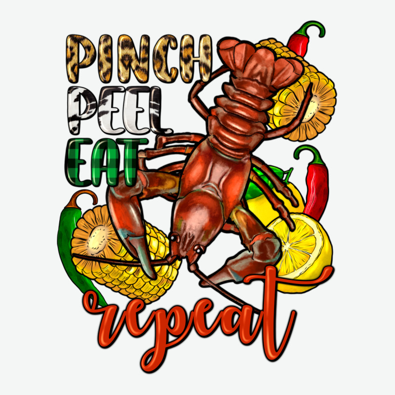 Pinch Peel Eat Repeat Crawfish Urban Heavy Tee by FaDigitalArtStudio | Teevron
