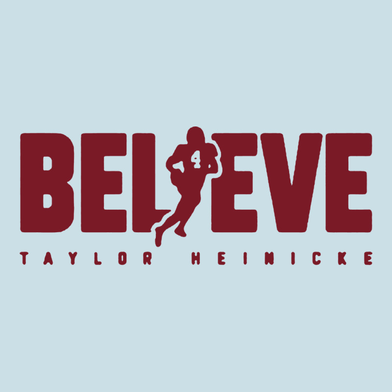 Taylor Heinicke Believe Ladies Tee by artisFamous | Teevron