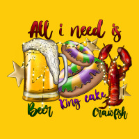 All I Need Is Beer King Cake Crawfish Premium Hoodie | Teevron