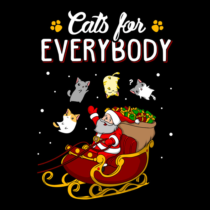 Cats For Everybody Cat Christmas Ugly Christmas Sweatshirt Ladies Tee by artisFamous | Teevron