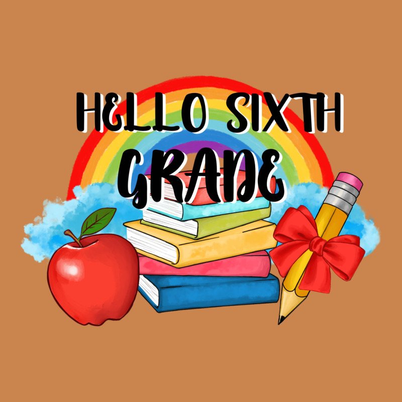 Back To School Hello Sixth Grade 3200x2400 Heavyweight Hoodie by AdoDesignShop | Teevron