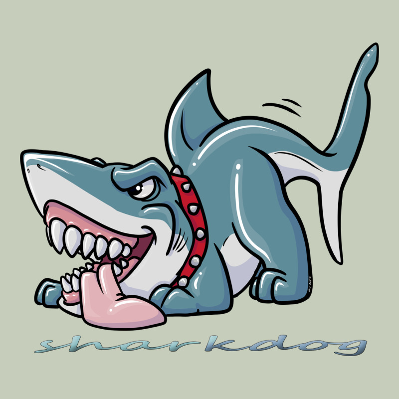 Sharkdog Sticker Ladies Tee by artisFamous | Teevron