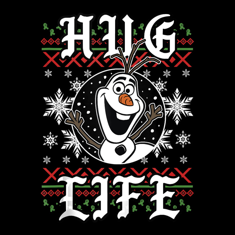 Fro.zen O.l.a.f Hug Life Ugly Christmas Sweater Style Shirt Ladies Tee by artisFamous | Teevron