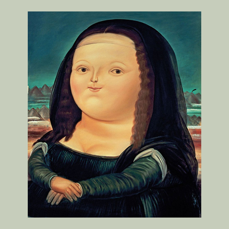 Fernando Botero Mona Lisa Ladies Tee by artisFamous | Teevron