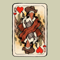 Queen Of Hearts Cowgirl Heavy Core Tee | Teevron