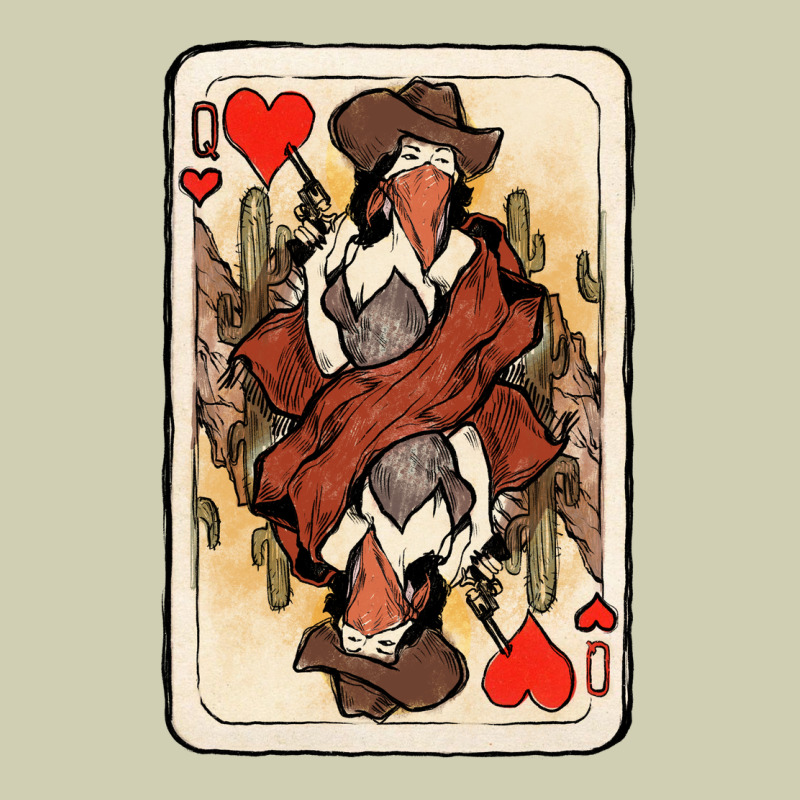 Queen Of Hearts Cowgirl Heavy Core Tee by HowdyJamesFarm | Teevron