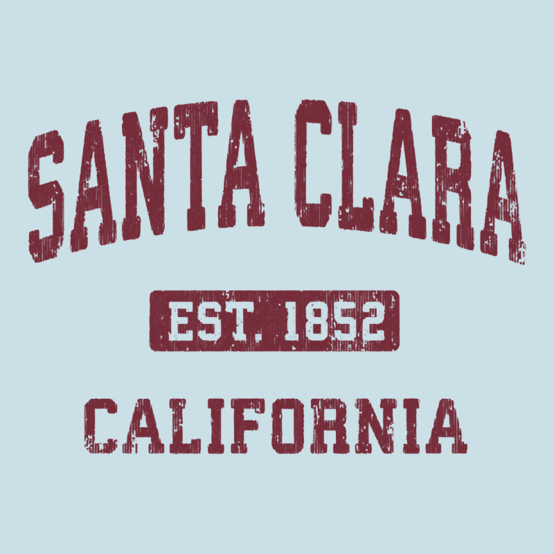 Santa Clara Cali Ca Vintage Athletic Sports Design Ladies Tee by artisFamous | Teevron