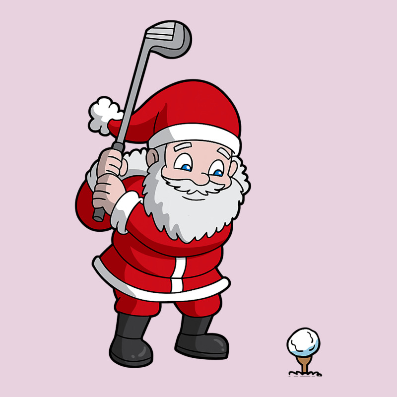 Santa Claus Golf Christmas Golfer Golfing Gift Ladies Tee by artisFamous | Teevron