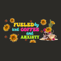 Fueled By ıced Coffee And Anxiety Heavy Core Tee | Teevron