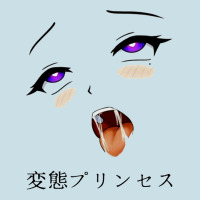 Ahegao Face Girl Ladies Tee | Teevron