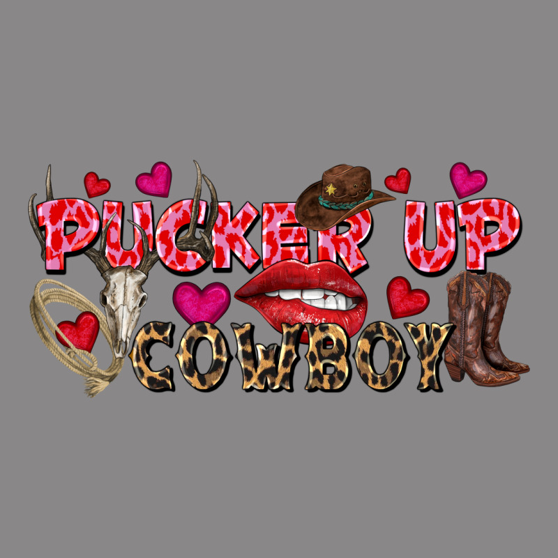 Pucker Up Cowboy Valentine's Day Vintage Tee by FaDigitalArtStudio | Teevron