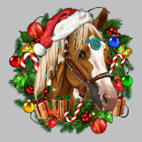 Horse Christmas Wreath Classic Tee | Teevron