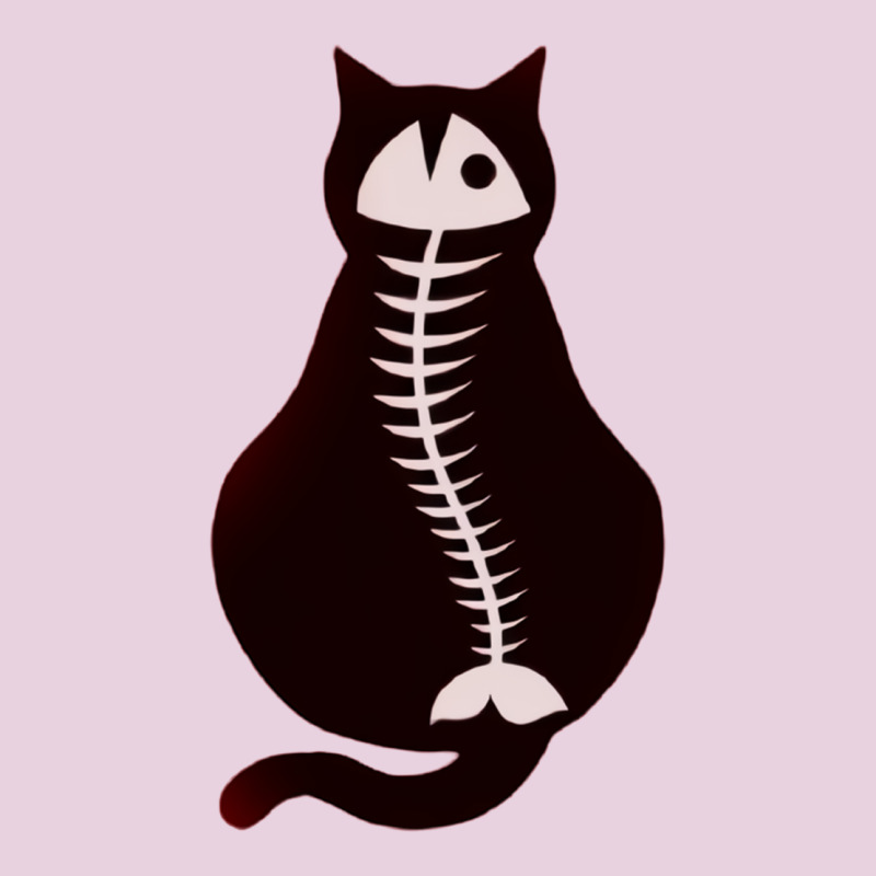 Cat With Fish Bone Ladies Tee by artisFamous | Teevron