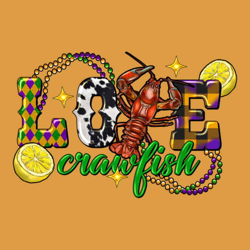 Mardi Gras Love Crawfish Urban Heavy Tee by FaDigitalArtStudio | Teevron