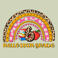 Back To School Rainbow Hello Sixth Grade Heavyweight Hoodie | Teevron