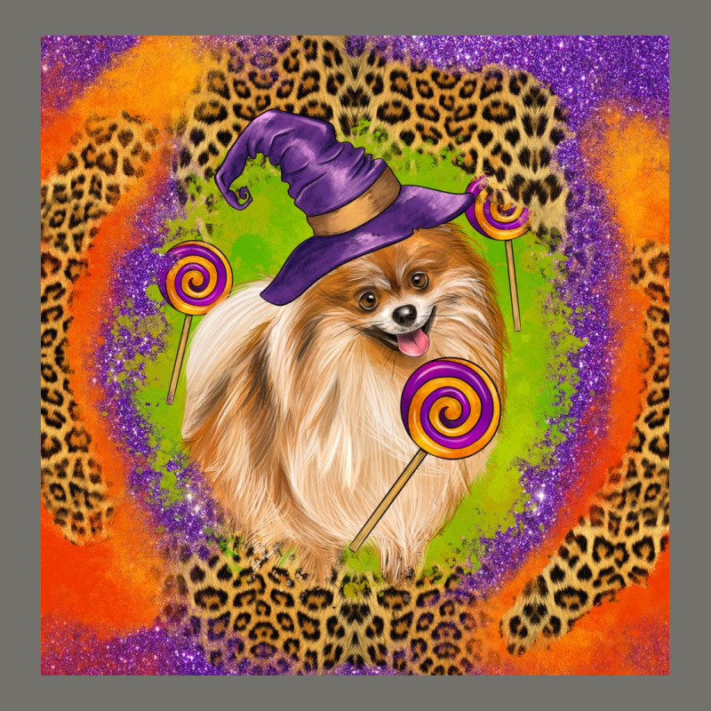 Halloween Pomeranian Dog Premium Hoodie by LillyAllenDesigns | Teevron