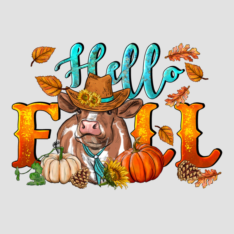 Hello Fall Heifer Cow Premium Hoodie by RanaPortraitStore | Teevron
