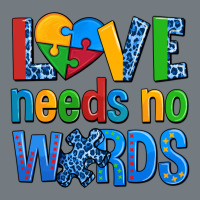 Love Needs No Words Autism Heavyweight Sweatshirt | Teevron