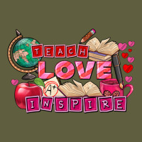 Valentine's Day Teach Love Inspire Vintage Tee | Teevron