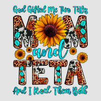 God Gifted Me Two Titles Mom And Teta And I Rock T Premium Sweatshirt | Teevron