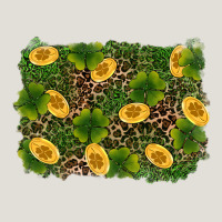 St Patricks Day Background Heavy Core Tee | Teevron