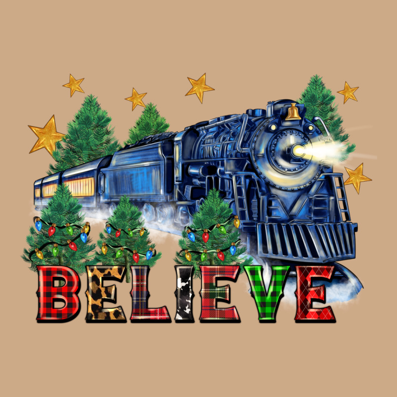 Believe Polar Express Christmas Trees Vintage Hoodie by FaDigitalArtStudio | Teevron
