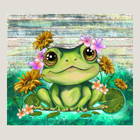 Frog With Sunflower Heavy Core Tee | Teevron