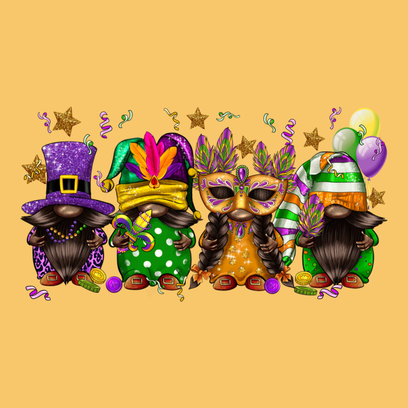 Mardi Gras Afro Gnomies Vintage Hoodie by FaDigitalArtStudio | Teevron