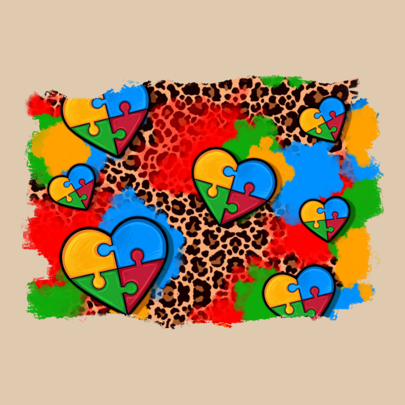 Autism Heart Background Heavyweight Sweatshirt by AdoDesignShop | Teevron