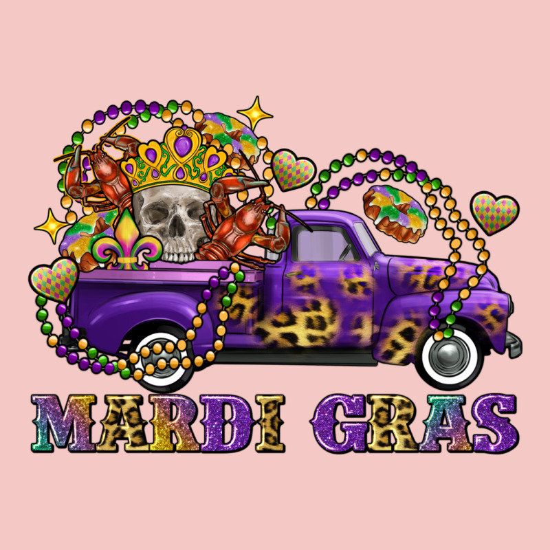 Mardi Gras Skull Truck Urban Heavy Tee by FaDigitalArtStudio | Teevron