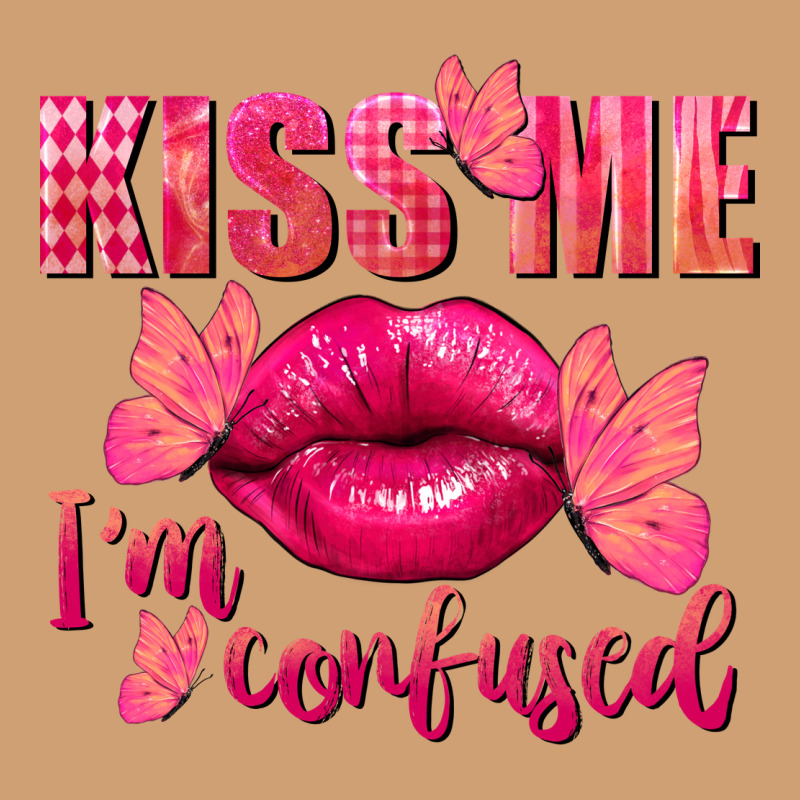Kiss Me I'm So Confused Valentine's Day Vintage Tee by FaDigitalArtStudio | Teevron