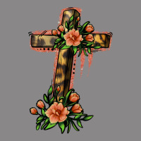 Flower Cross Vintage Tee | Teevron