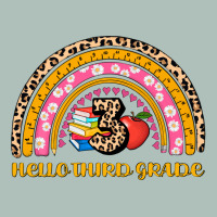 Back To School Rainbow Hello Third Grade Heavyweight Hoodie | Teevron