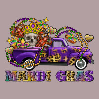 Mardi Gras Skull Truck Vintage Hoodie | Teevron