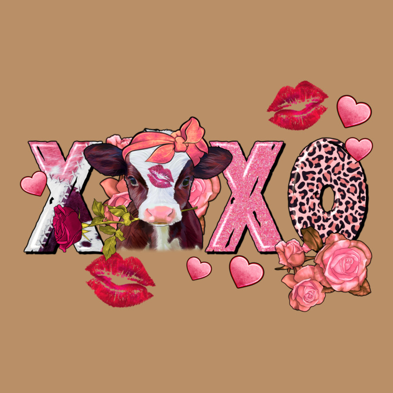 Xoxo Baby Cow Valentine's Day Vintage Hoodie by FaDigitalArtStudio | Teevron