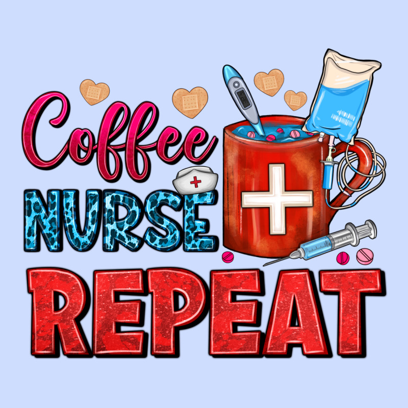 Coffee Nurse Repeat Urban Heavy Tee by FaDigitalArtStudio | Teevron