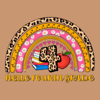 Back To School Rainbow Hello Fourth Grade Heavyweight Hoodie | Teevron