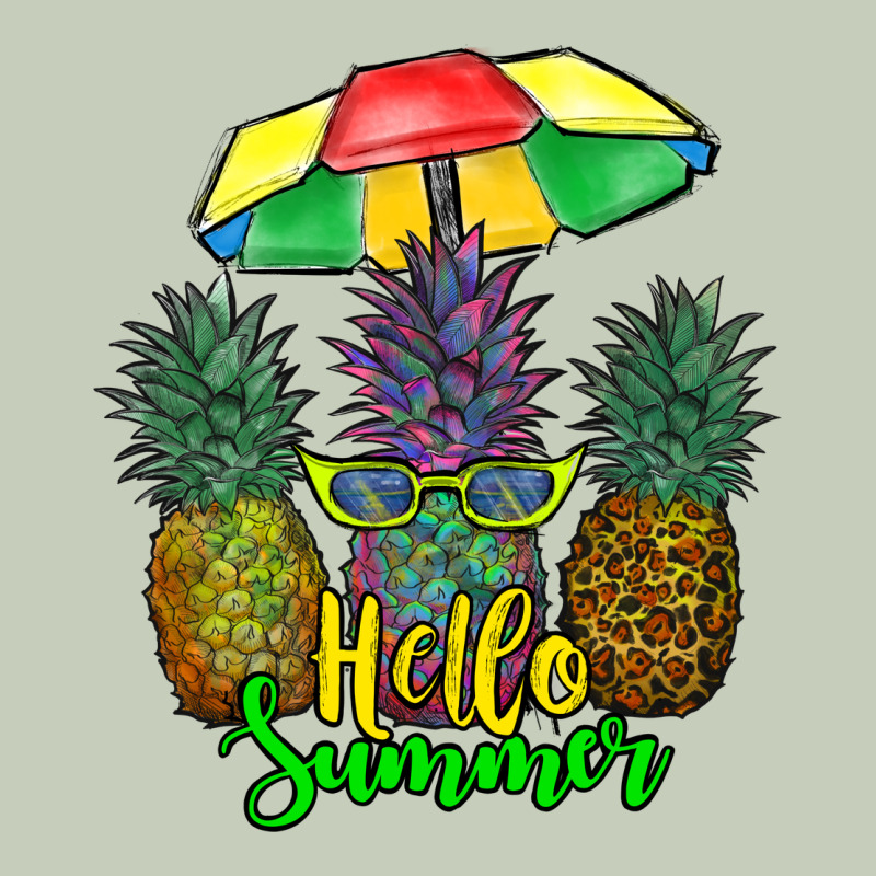 Hello Summer Pineapples Long Sleeve Tee by RanaPortraitStore | Teevron