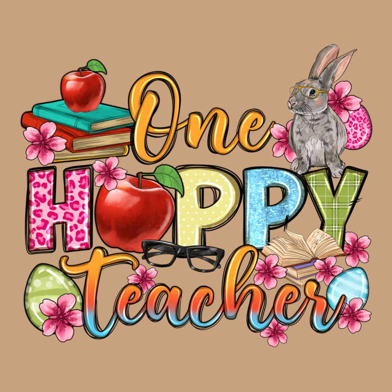Easter Day One Hoppy Teacher Vintage Tee by OliviaCreatesArt | Teevron