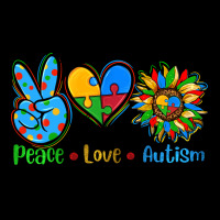 Peace Love Autism Heavyweight Sweatshirt | Teevron