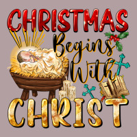 Christmas Begins With Christ Vintage Hoodie | Teevron