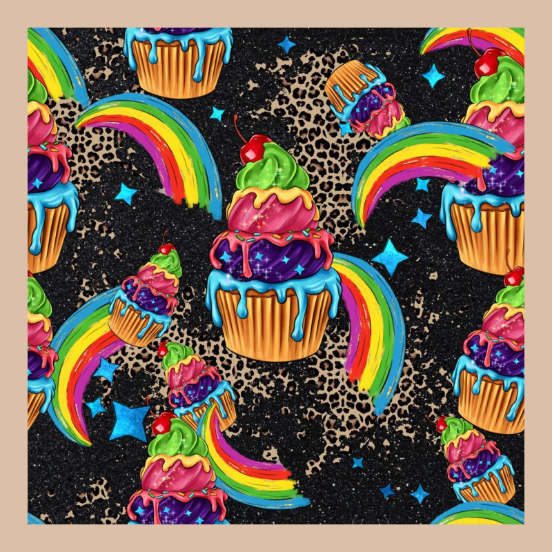 Pride Cupcake Seamless Pattern Urban Heavy Tee by FaDigitalArtStudio | Teevron