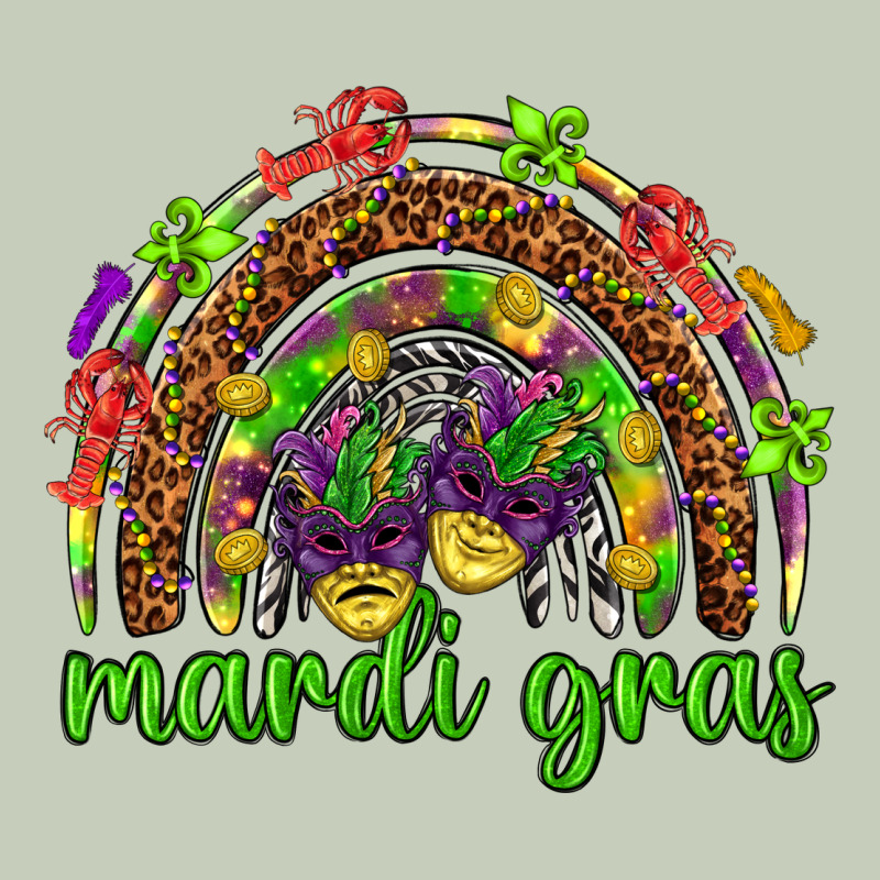 Mardi Gras Rainbow And Masks Ladies Tee by HowdyJamesFarm | Teevron