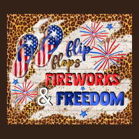 Flip Flops Fireworks & Freedom 4th Of July Heavy Core Tee | Teevron
