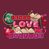 Valentine's Day Teach Love Inspire Long Sleeve Tee | Teevron