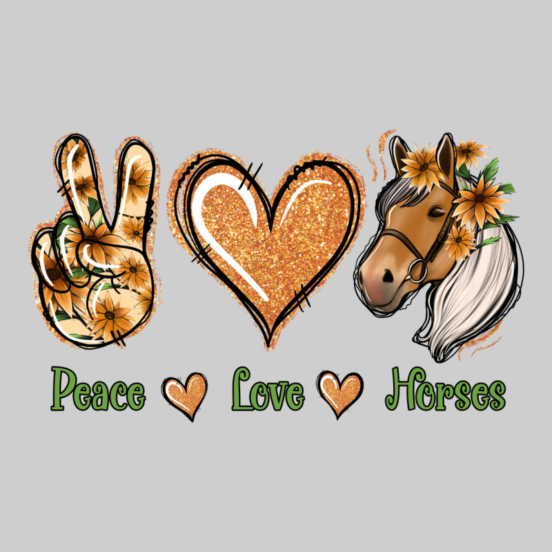 Peace Love Horses Premium Tee by Jasminsmagicworld | Teevron