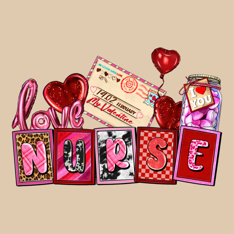 Valentines Day Nurse Heavyweight Sweatshirt by AdoDesignShop | Teevron