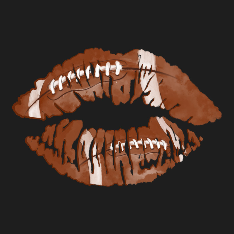 Football Lips Heavyweight Hoodie by AdoDesignShop | Teevron