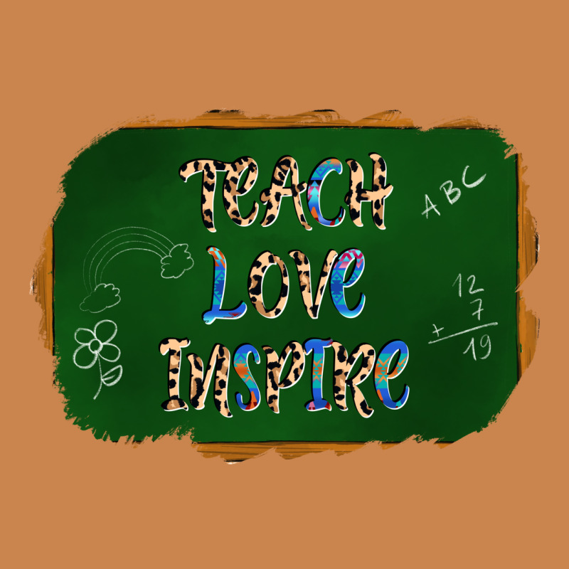 Teach Love Inspire Chalkboard Heavyweight Hoodie by AdoDesignShop | Teevron